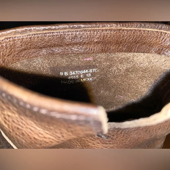 Frye- Veronica bootie rich brown leather buckle detail women’s size 9 - Picture 5 of 16